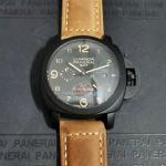 Best Quality Replica Panerai Luminor GMT Black Case Black Dial Watch 